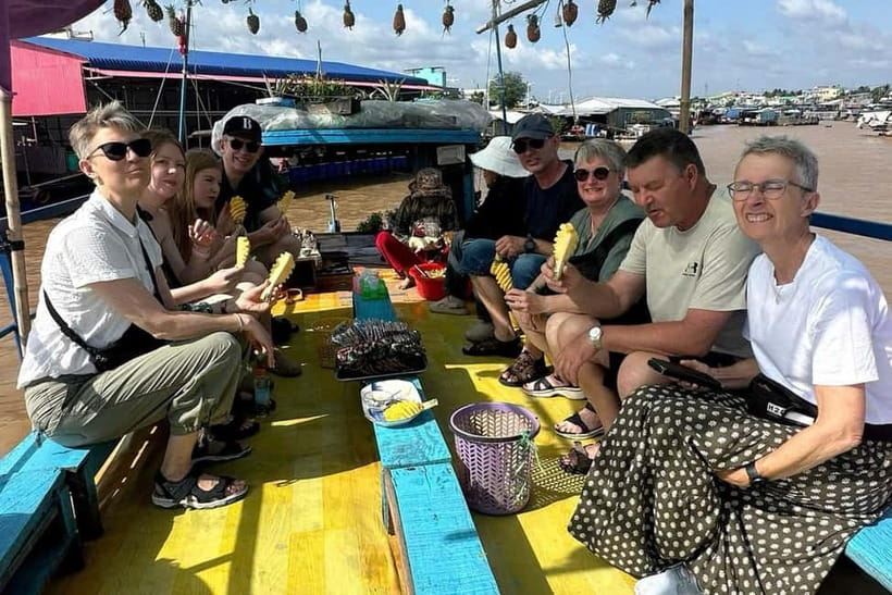 2-Day Mekong Delta Luxury Group Tour from Ho Chi Minh City - Cai Rang Floating Market before the crowds