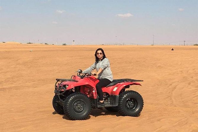 4x4 Deluxe Desert Safari Dubai with Camel Riding - A busy Dubai desert afternoon for one low price