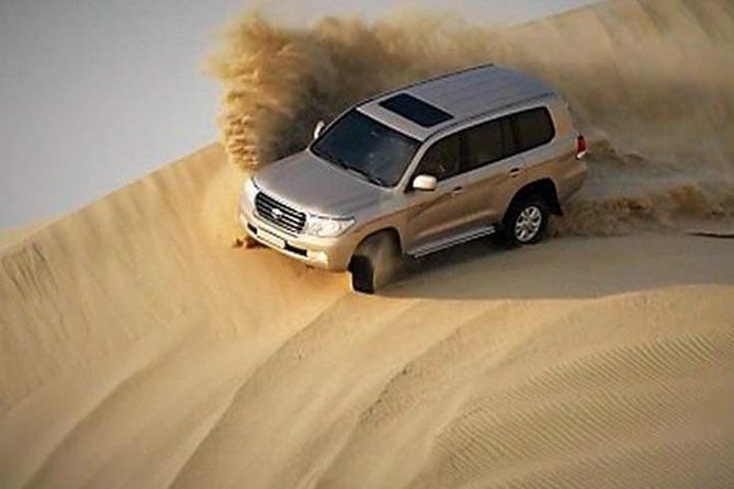 4x4 Deluxe Desert Safari Dubai with Camel Riding - The desert camp shifts the mood