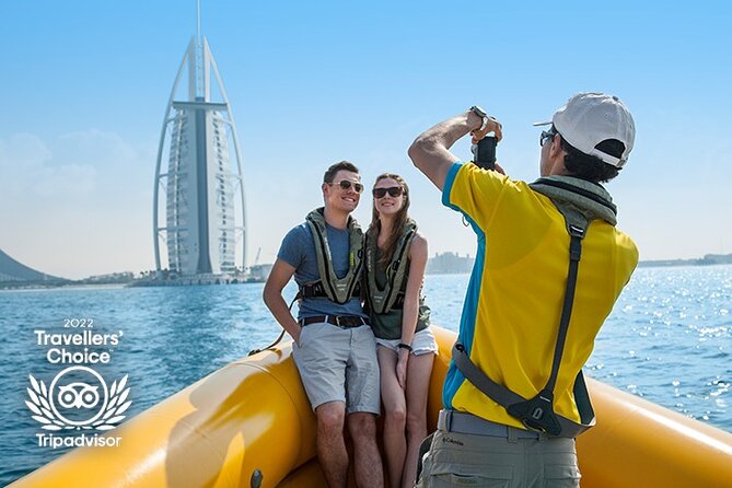 99 Minutes Premium Tour : Dubai Marina, Atlantis & Burj Al Arab - Ain Dubai and Palm Jumeirah from offshore