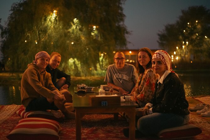 Al Marmoom Oasis Luxury Tent with Bedouin Dinner - Henna, falcon portraits, and the Arabian makeover