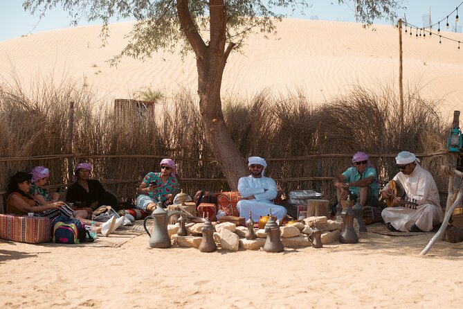 Al Marmoom Oasis Luxury Tent with Bedouin Dinner - Dinner in a cabana or Arabic tent