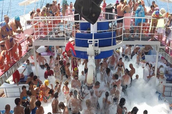 Alanya: Luxury Pirate Boat Tour with Foam Party - The foam party is the main event