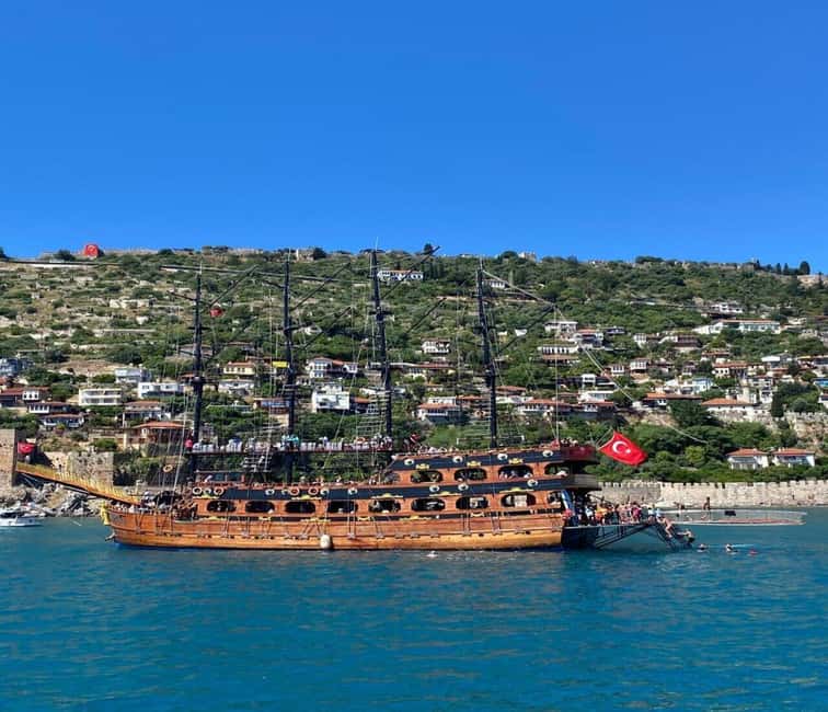 Alanya: Luxury Pirate Boat with Lunch & Unlimited Drinks - Lunch, Unlimited Soft Drinks, and Paid Extras