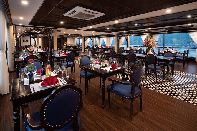 All-Inclusive 2 Day/1 Night Halong Luxury Cruise, Meals, Cave, Kayaking,Swimming - Dark and Light Cave by kayak or bamboo boat
