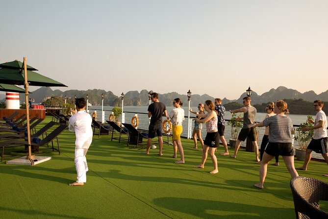 All-Inclusive 3 Day/2 Night Halong Luxury Cruise Meals, Cave, Kayaking, Swimming - Food, service, and the onboard mood