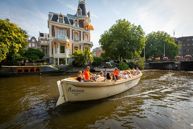 Amsterdam Luxury Canal Cruise + Unlimited Drinks & Bites option - Boarding near Jordaan and Prinsengracht