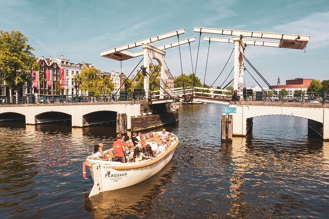 Amsterdam Luxury Canal Cruise + Unlimited Drinks & Bites option - The Bridge of 15 Bridges and the Amstel