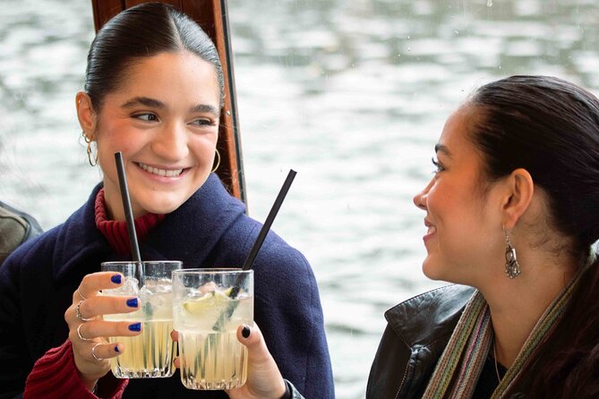 Amsterdam: Luxury Saloon Boat Cruise with Cocktails & Waffle - Drinks, cocktails, waffles, and the fine print