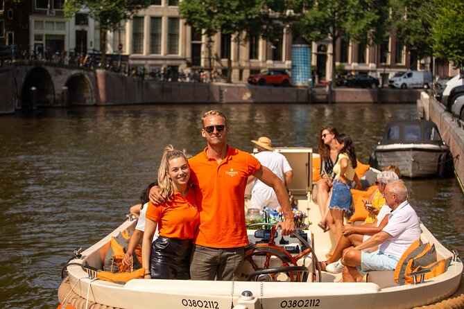 Amsterdam: Saloon Boat Cruise + Unlimited Drinks & Bite option - The Stopera and Dutch National Opera