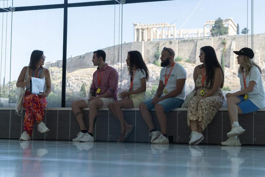 Athens: Acropolis and Acropolis Museum Premium Guided Tour - The Odeon and the climb to the Propylaea