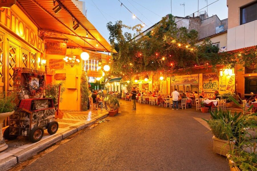 Athens: Premium Food and Wine Tasting Tour in the evening - A proper Greek dinner, not just another sample