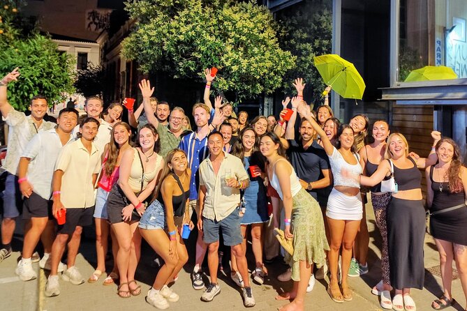 Athens Pub Crawl with 1hr Open Bar & VIP Nightclub Access - Three stops, three different moods