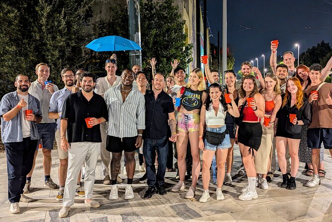 Athens Pub Crawl with 1hr Open Bar & VIP Nightclub Access - Stop one: cocktails, introductions, and the first shot