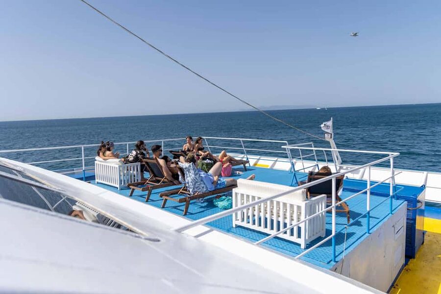 Athens: VIP Swimming Cruise to three islands - The sunset return is the social part of the day