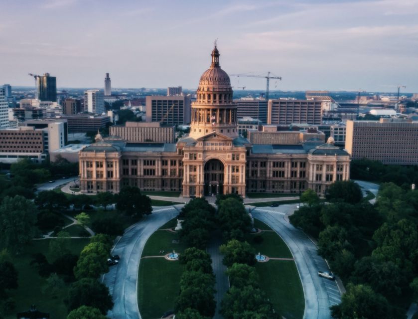 Austin Premium Driving Tour with Sunset Boat Cruise - Pfluger Bridge gives you a better view of the city