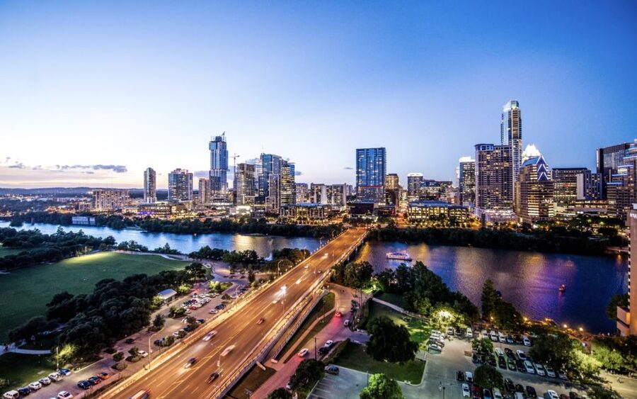 Austin Premium Driving Tour with Sunset Boat Cruise - South Congress brings the evening to street level