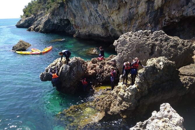 Award Winner Premium Kayak and Coasteering Adventure with Lunch - Cliff jumps and coasteering along the rocks