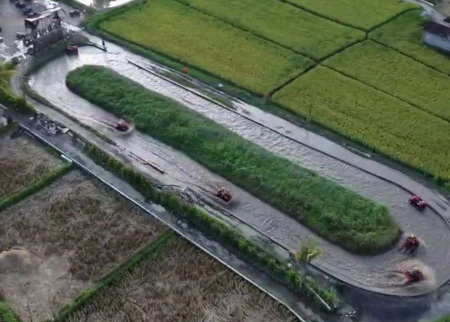 Bali: Beji River Adventure ATV Adventure Exclusive trails - The Mysterious Cave Tracks and river scenery