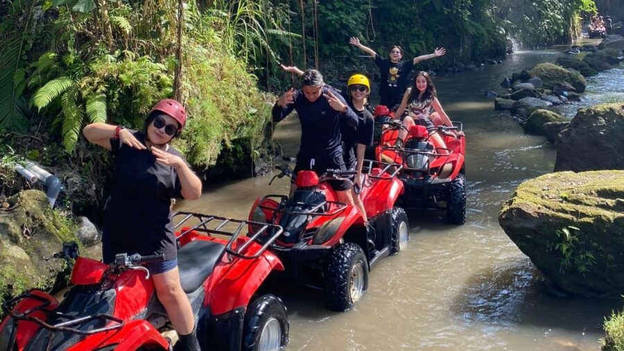 Bali: Beji River Adventure ATV Adventure Exclusive trails - The Water Fun Speed Track