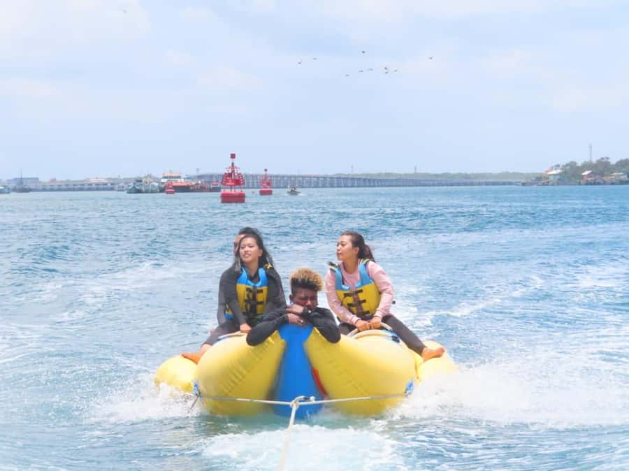 Bali: Watersport Tanjung Benoa Adventure Exclusive - Parasailing above Tanjung Benoa Beach