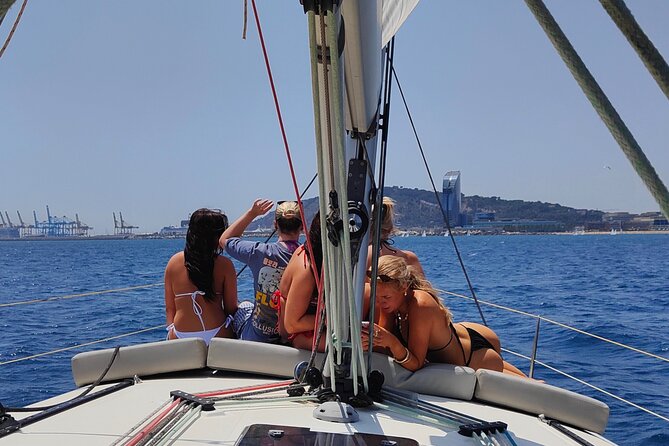 Barcelona Sailing Experience 2 hs w/Premium Snacks & Drinks - Barcelona from the water at Port Olímpic