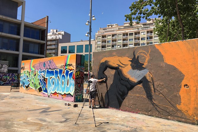 Barcelona Street Art Tour with Exclusive Artist Studios Visit - The Gothic Quarter, galleries, and details at street level