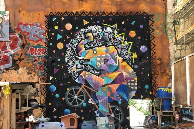 Barcelona Street Art Tour with Exclusive Artist Studios Visit - Jardins de les Tres Xemeneies and Barcelona’s street culture