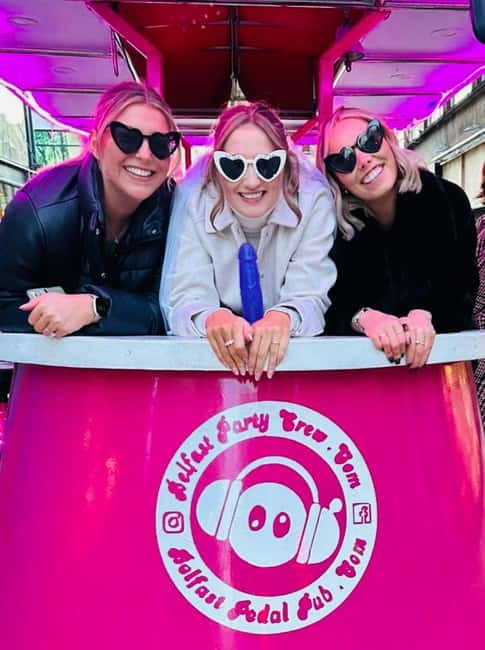 Belfast: Luxury Pink Hen Party Bike Tour (BYOB) - Pedaling through Belfast’s Cathedral Quarter