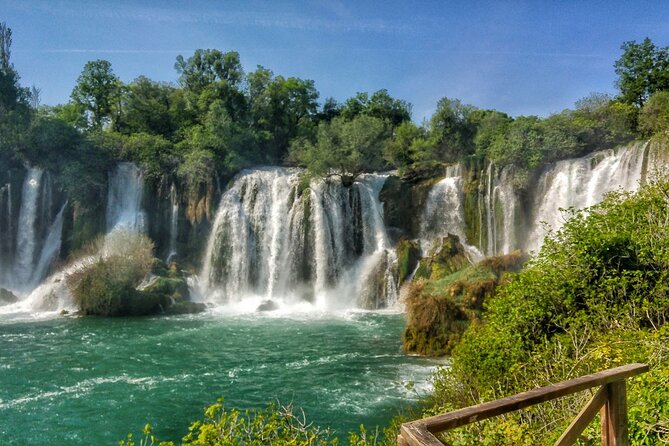 Bosnia Day Trip: Mostar and Kravice Waterfalls by Luxury Minibus - Kravice Waterfalls in a short afternoon stop