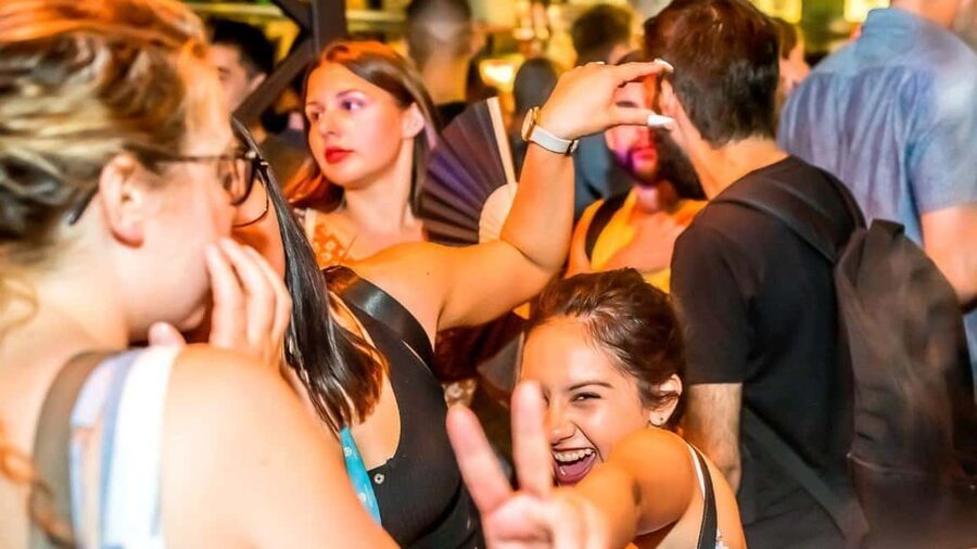 Budapest: Unmissable Bar Crawls with Shots & VIP Club Entry - Walking between bars in the 7th District