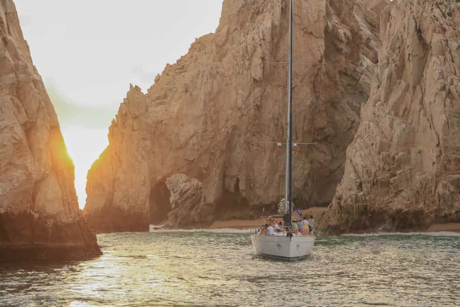 Cabo Luxury Sunset Sailing Adventure with Open Bar - What the sailing feels like once the wind picks up
