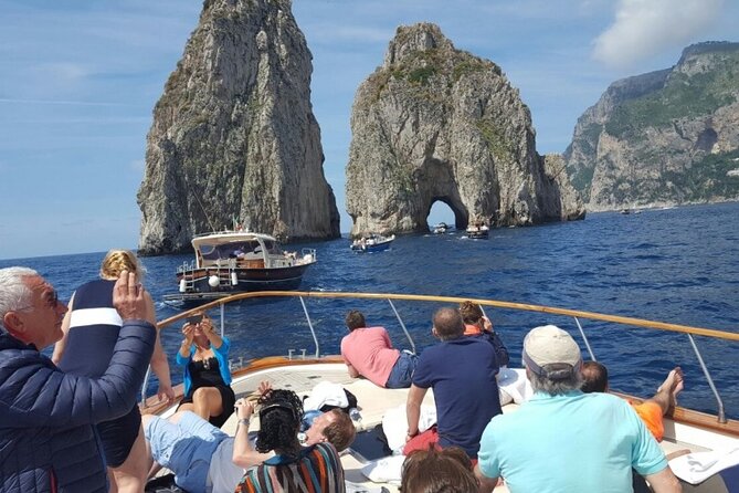 Capri Deluxe/First to Blue Grotto/from Sorrento Positano & Amalfi - Seeing Capri from the water