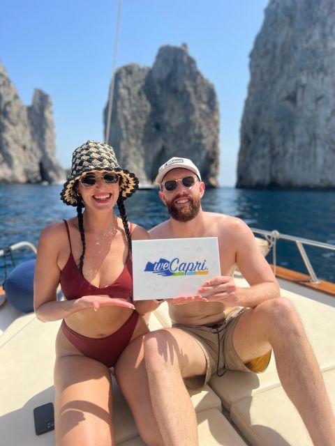 Capri: exclusive boat tour - The Green Grotto and Punta Carena Lighthouse
