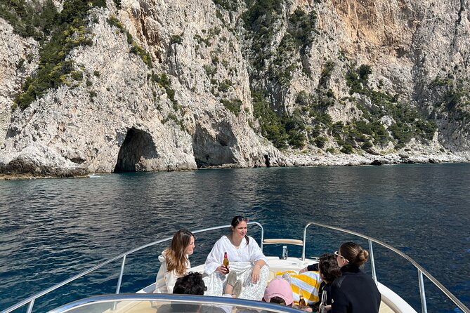 Capri Secret Corners by Boat Premium Tour with Local Captain - Cala del Rio and the Heart Cave
