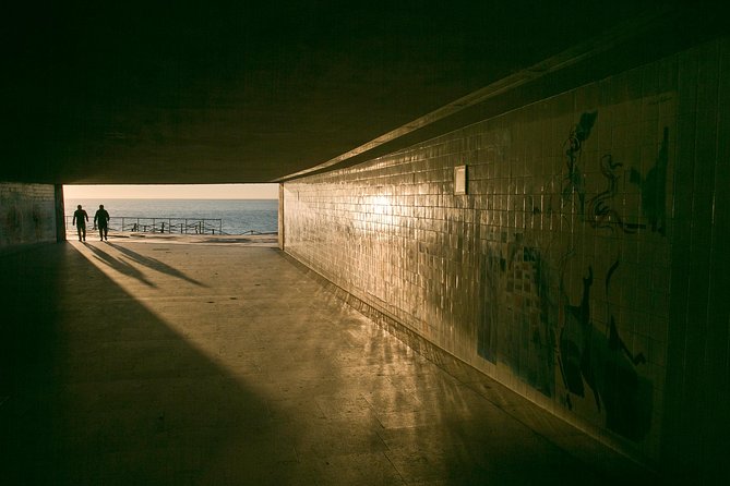 Cascais: Glamour and Decay by The Lisbon Coastline - Private Tour - The fortress pairs defense with modern art