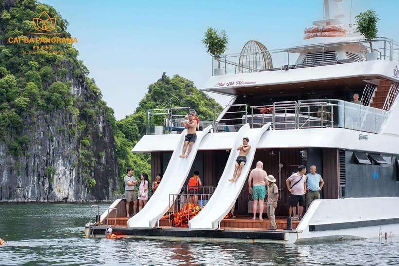 Cat Ba Island: Lan Ha Bay Full-Day with Luxury Cruise - Kayaking through Bright Cave