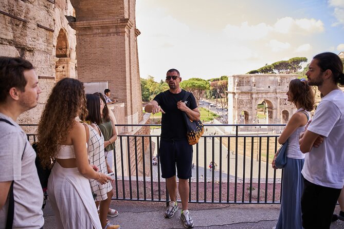 Colosseum, Roman Forum & Palatine Hill Guided Tour - The walking, weather, and group experience