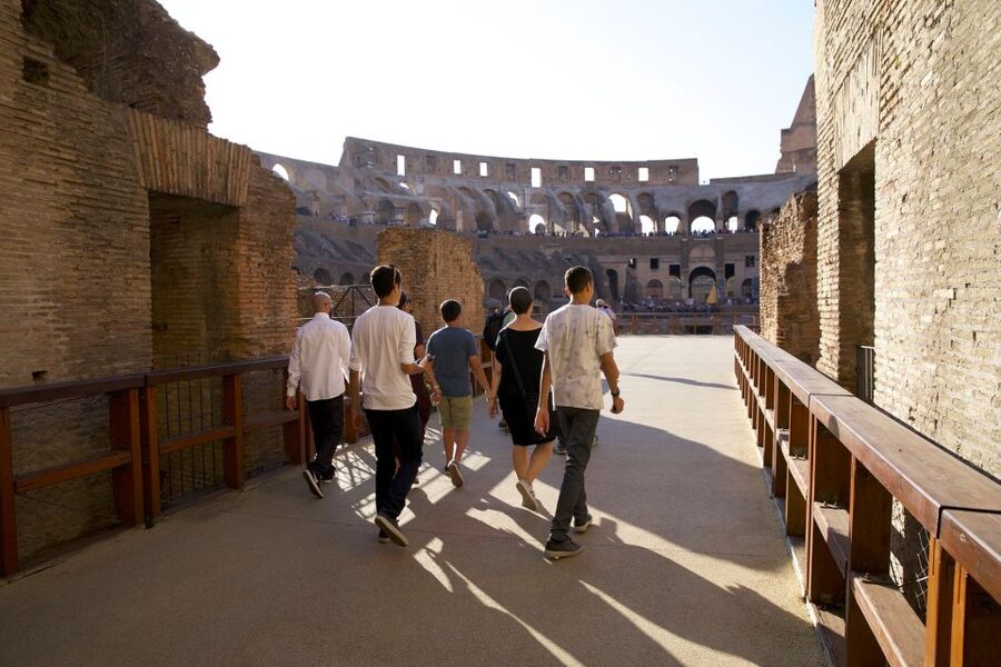 Colosseum: Semi Private Tour with VIP Arena Access - Ground floor: structure, spectators, and spectacle