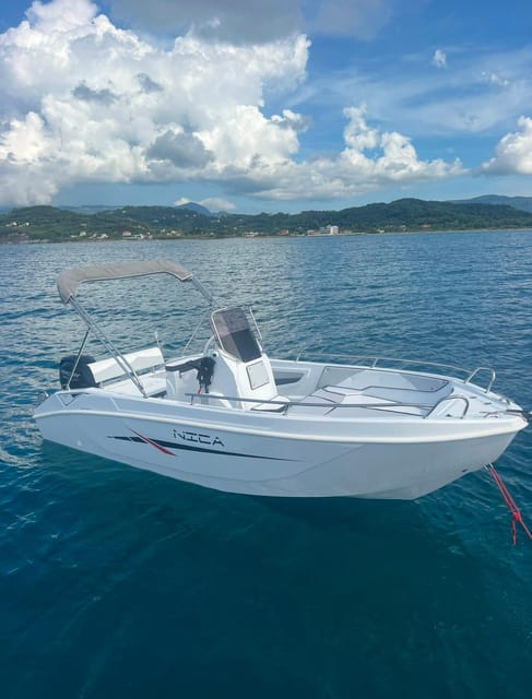 Corfu: Premium Boat Rental without Skipper - Cape Drastis from the water