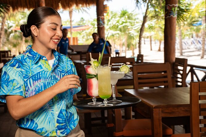 Cozumel: KUZÁ Beach Day, Buffet, Open Bar & Mexican Flavors Class - Optional snorkeling, kayaks, and paddleboards