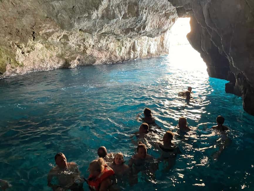 Deluxe excursion from Budva: Blue Cave tour - The Blue Cave swim and sea conditions