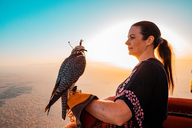 Deluxe Hot Air Balloon Ride with Breakfast & Flight Falcon Show - Preparing the balloon adds useful context