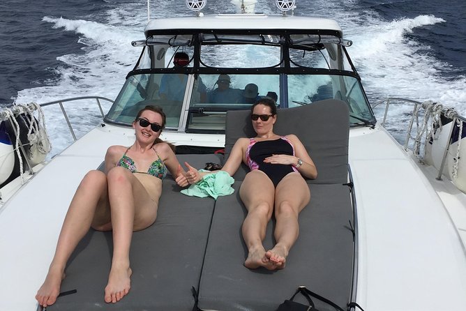 Deluxe Private Boats - 40 ft Sea Ray - Who will get the most from this Cozumel charter
