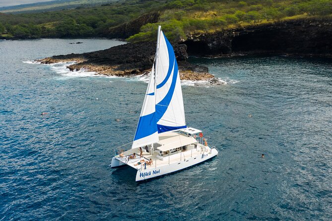 Deluxe Sail & Snorkel to the Captain Cook Monument - Boarding at Keauhou Bay at 8:15 a.m.