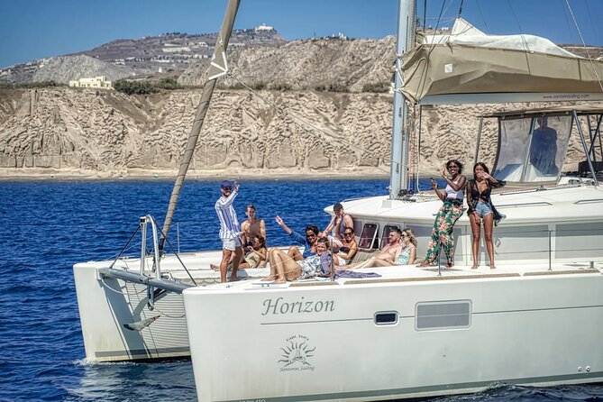 Deluxe Santorini Sailing with BBQ and Drinks Shared Tour - Day cruise or sunset sailing?
