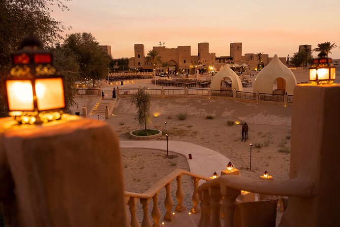 Desert Safari: Luxury Fortress Dinner, Camel Ride & Dune Bashing - A generous buffet with a few important caveats