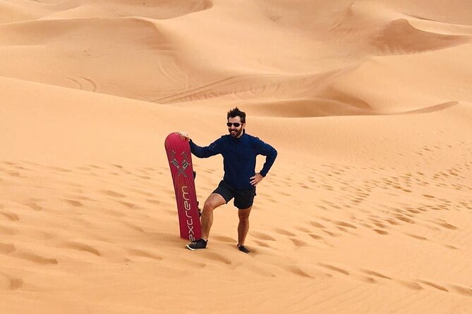 Desert Safari Tour with Camel Ride and BBQ Dinner in VIP Camp - Lahbab red dunes make the opening memorable