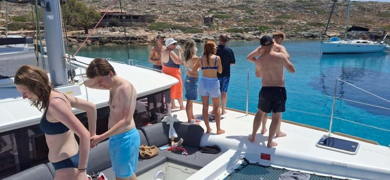 Dia Island Catamaran – Premium Lunch, Open Bar, Small Group - Booking details worth getting right