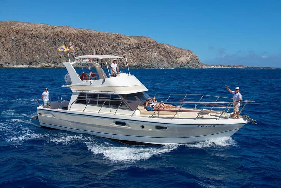 Discover whales in Tenerife: exclusive yacht tour with swim and lunch - Setting out from Los Cristianos
